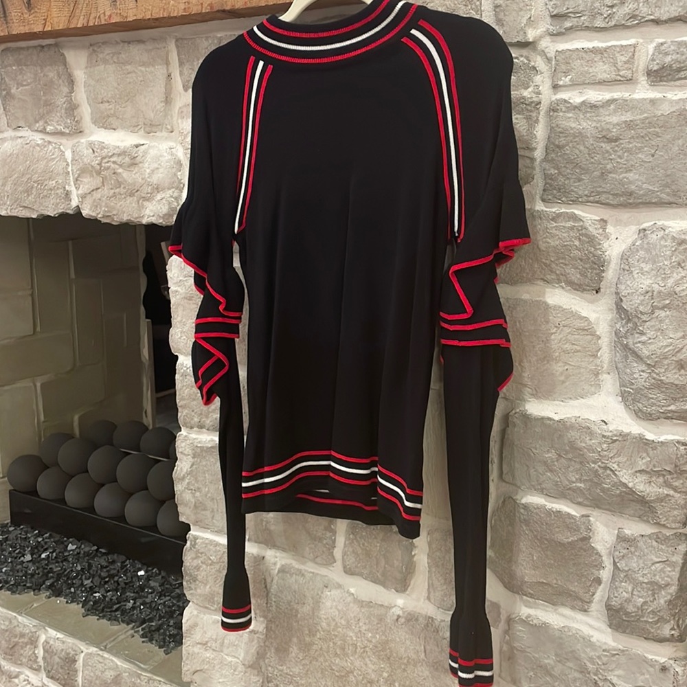 Stunning Black Sweater with Arm Cut Out Detail